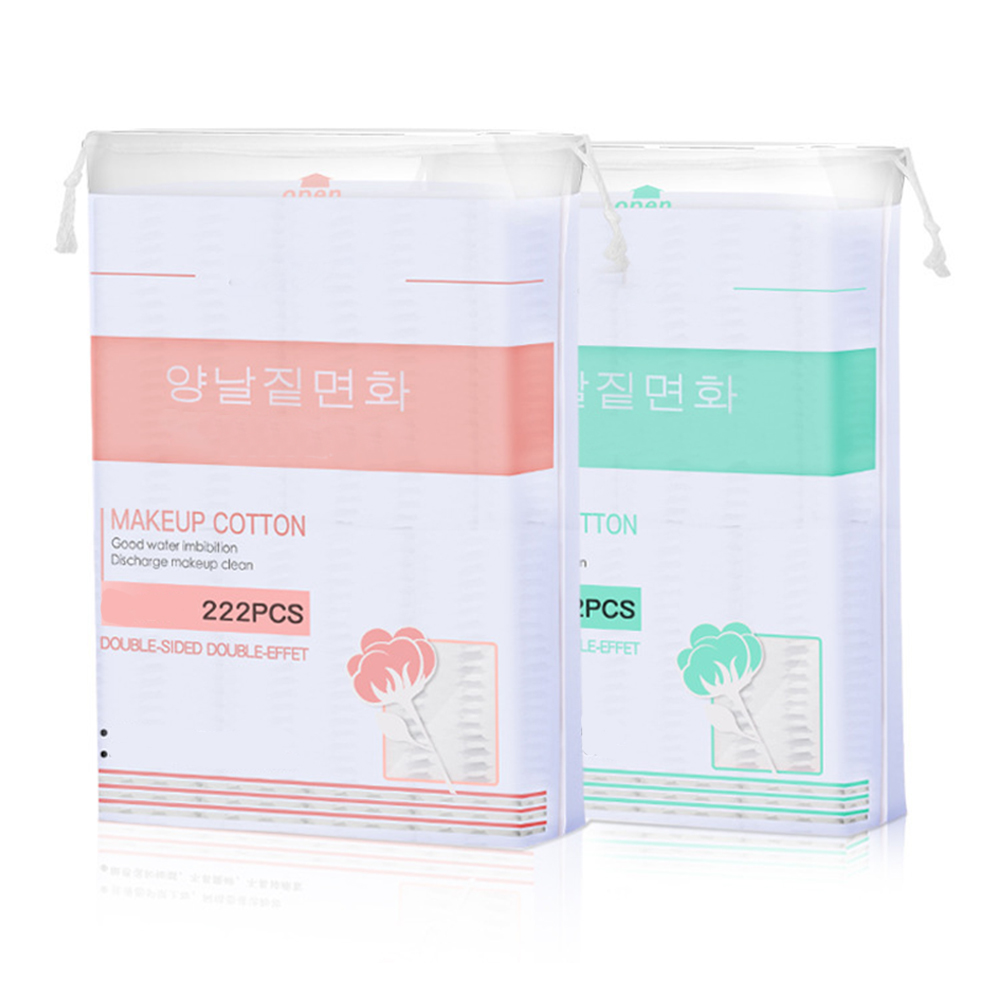 Cotton Facial Pads Cotton Pads Makeup Remover Pads 100% Pure Cotton Rounds, Hypoallergenic, Lint Free Cotton Pads Triple Layers Pads for Makeup Removal, Nail Polish - style:style2